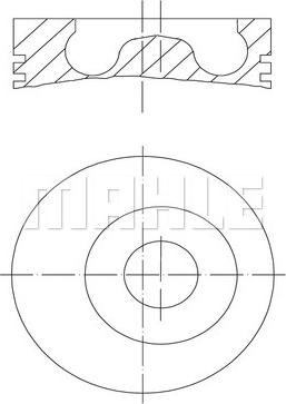 Piston FORD MONDEO IV Saloon (BA7) MAHLE 016 02 00