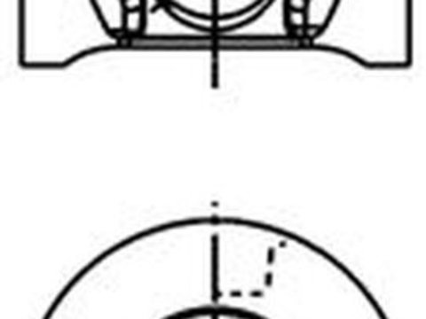 Piston FORD TRANSIT caroserie FA KOLBENSCHMIDT 40739600