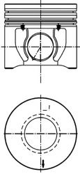 Piston FORD TRANSIT platou / sasiu (FM, FN) (2000 - 2006) KOLBENSCHMIDT 40171600 piesa NOUA