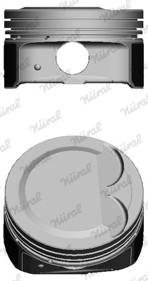 Piston ~ Hyundai I20 2008 2009 2010 2011 2012 2013 2014 2015 ~ 87-424800-00 ~ NURAL