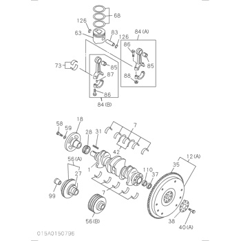 PISTON ISUZU 2.8D COD MOTOR 4JB1 - PRODUS NOU