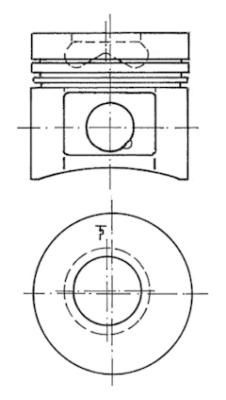 Piston KOLBENSCHMIDT 40073600
