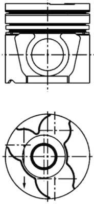 Piston KOLBENSCHMIDT 40307600