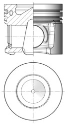 Piston KOLBENSCHMIDT 41493600 pentru BMW 3 cupe (E