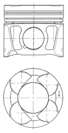 Piston Kolbenschmidt OPEL INSIGNIA A (G09) 2008-2017 - 41070600