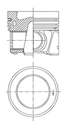 Piston Kolbenschmidt SKODA KAROQ (NU7, ND7) 2017-2022 - 41937620