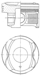 Piston Kolbenschmidt TOYOTA YARIS Caseta/ Hatchback (_P13_) 2014-2020 - 41250600