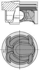 Piston Kolbenschmidt VOLVO V70 III (135) 2010-2014 - 40315600