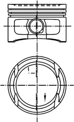 Piston Kolbenschmidt VW POLO IV (9N_, 9A_) 2001-2008 - 99562600