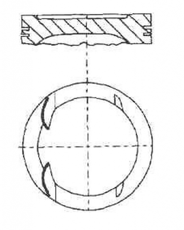 Piston LANCIA KAPPA 838A NURAL 8752930600