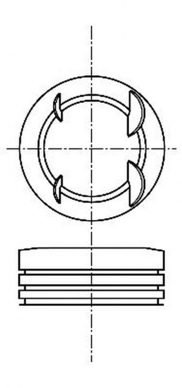 Piston LANCIA KAPPA cupe 838 NRAL 8778700000