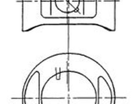 Piston LANCIA Y 840A KOLBENSCHMIDT 94870700