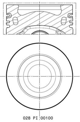 Piston MAHLE 028 PI 00100 002