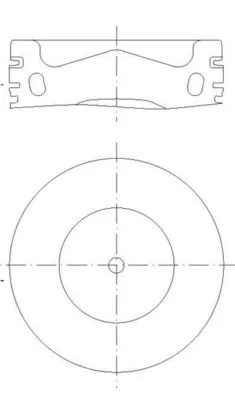 Piston MAHLE AUDI A3 Cabriolet (8V7, 8VE) 2014-2020 - 028 PI 00158 002