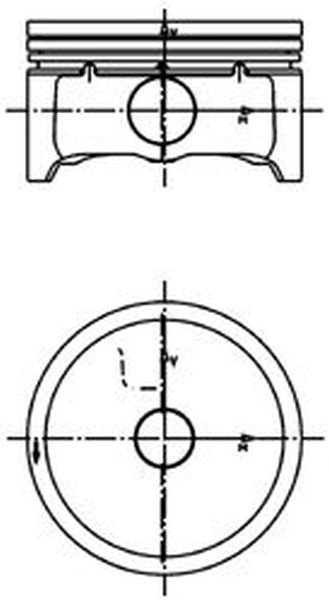 Piston MAZDA 3 limuzina BK KOLBENSCHMIDT 99457600