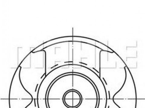 Piston MERCEDES-BENZ C-CLASS T-Model S203 MAHLE ORIGINAL 0052303