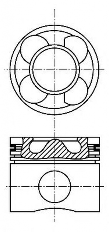 Piston MERCEDES-BENZ C-CLASS T-Model S203 NURAL 8713640000