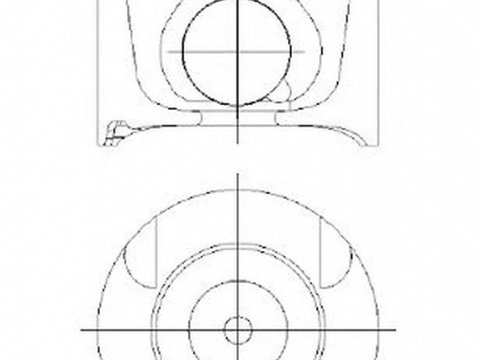 Piston MERCEDES-BENZ CLK C209 NRAL 8742740000 PieseDeTop