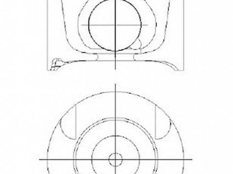 Piston MERCEDES-BENZ CLK C209 NRAL 8742740010