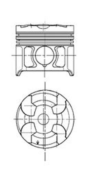 Piston MERCEDES-BENZ E-CLASS W210 KOLBENSCHMIDT 94819700