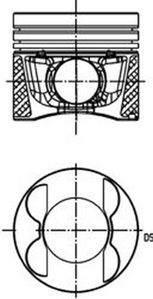 Piston MERCEDES-BENZ GLK-CLASS X204 KOLBENSCHMIDT 40776600