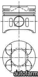 Piston MERCEDES-BENZ M-CLASS W163 KOLBENSCHMIDT 97
