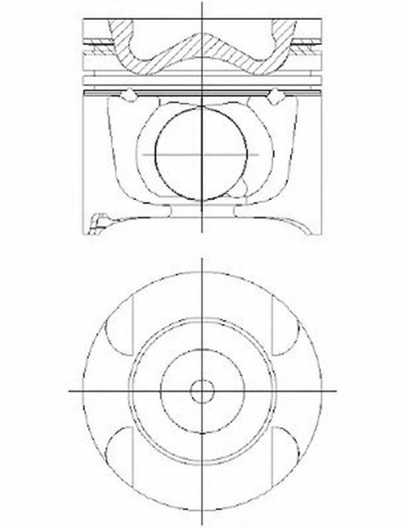 Piston MERCEDES-BENZ S-CLASS W221 NRAL 8742740000