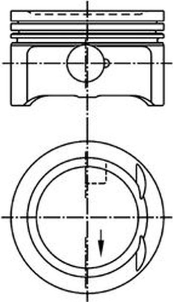 Piston MERCEDES-BENZ SLK R170 KOLBENSCHMIDT 94953600