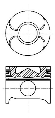 Piston MERCEDES E-CLASS (W210) (1995 - 2003) NÜRA