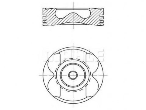 Piston Mercedes M-CLASS (W163) 1998-2005 #2 0045600