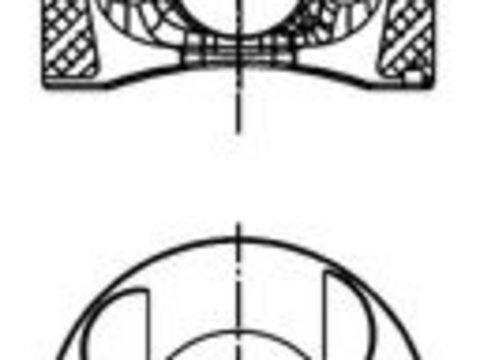 Piston MERCEDES M-CLASS (W164) (2005 - 2011) KOLBENSCHMIDT 40096630 piesa NOUA