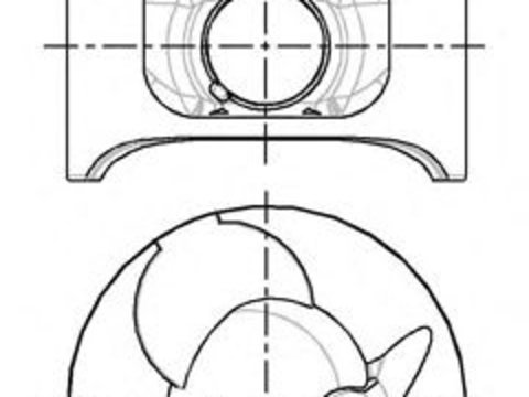 Piston MERCEDES VITO caroserie (638) (1997 - 2003) NÜRAL 87-743100-10