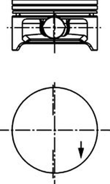 Piston MINI MINI Cabriolet R52 KOLBENSCHMIDT 40632610