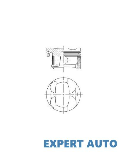 Piston motor Peugeot 207 CC (WD_) 2007-2016 #2 0628T1