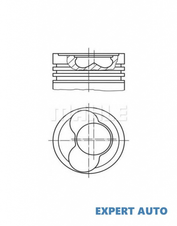 Piston motor Volkswagen VW LT Mk II platou / sasiu (2DC, 2DF, 2DG, 2DL, 2DM) 1996-2006 #2 0305900