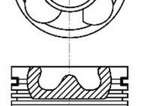 Piston NISSAN INTERSTAR caroserie X70 NRAL 8712740000