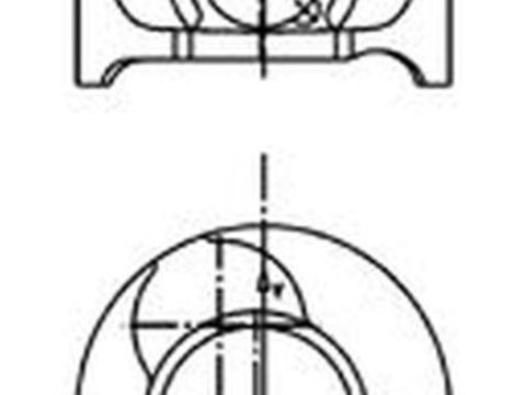 Piston NISSAN NOTE E11 KOLBENSCHMIDT 40190600