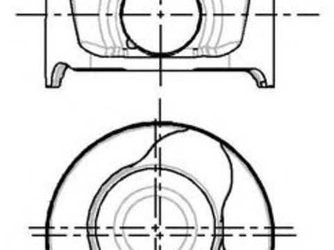 Piston NISSAN TIIDA hatchback (C11X) (2006 - 2016) NÜRAL 87-123407-20