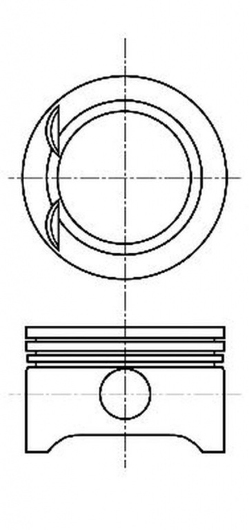 Piston OPEL AGILA A H00 NRAL 8710270000