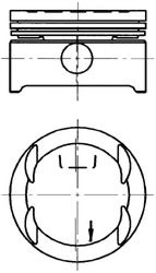 Piston OPEL ASTRA F CLASSIC combi (1998 - 2005) KOLBENSCHMIDT 94637600