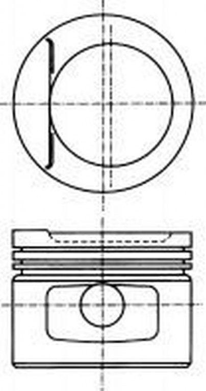 Piston OPEL ASTRA F combi 51 52 NÜRAL 8730690000