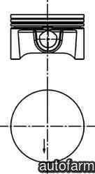 Piston OPEL ASTRA G Cabriolet F67 KOLBENSCHMIDT 40388600
