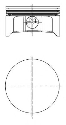 Piston OPEL ASTRA G cupe (F07_) (2000 - 2005) NÜRAL 87-141207-00