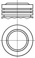 Piston OPEL ASTRA GTC J (2011 - 2016) NÜRAL 87-43