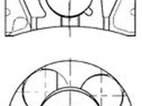 Piston OPEL ASTRA H caroserie L70 KOLBENSCHMIDT 41071600