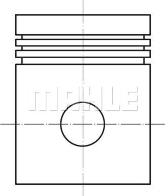 Piston OPEL ASTRA H TwinTop (A04) MAHLE 012 21 00