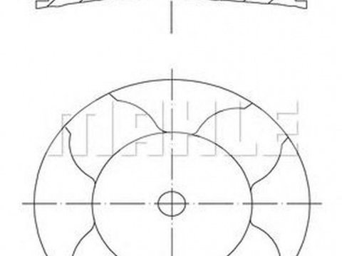 Piston OPEL COMBO Tour MAHLE ORIGINAL 0121102