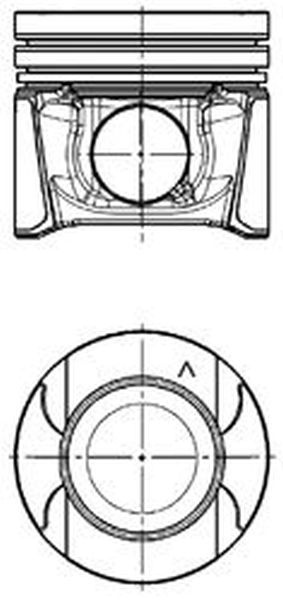 Piston OPEL MOVANO B platou sasiu KOLBENSCHMIDT 97