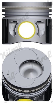 Piston pentru cilindrul 2 Nüral VW CADDY III microbus (2KB, 2KJ, 2CB, 2CJ) 2007-2010 - 87-139507-10