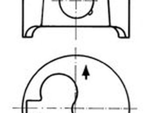 Piston PEUGEOT 106 I 1A 1C KOLBENSCHMIDT 94642700